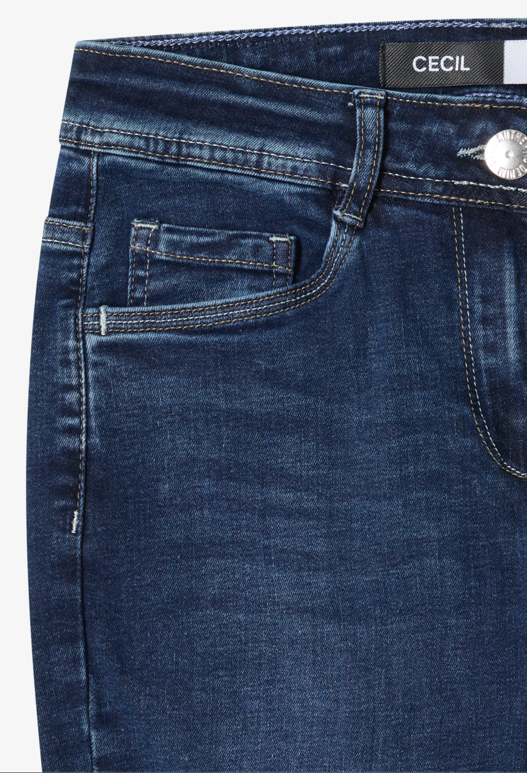 Cecil - Vicky Mid blue bukse - Lengde 28
