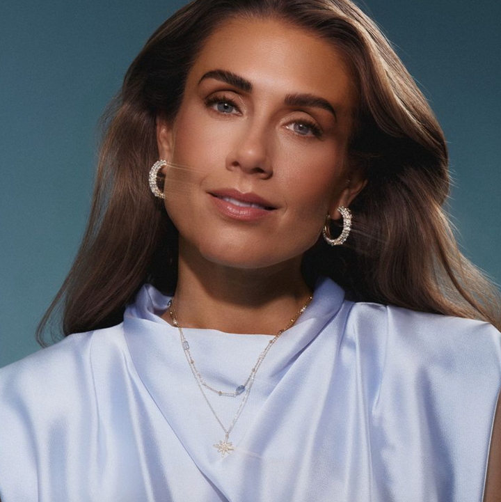 A&C - Nordic Jewellery Design - Kort kjede, Blue Sky, Tone Damli