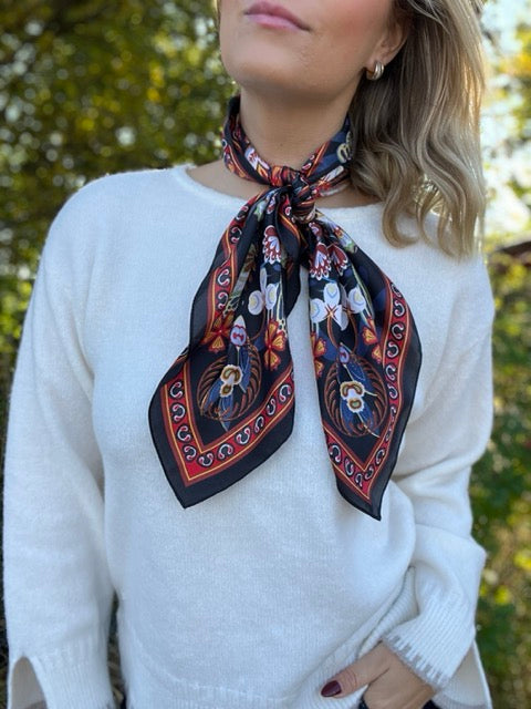 NORA Norway - Bandana Skjerf - Magnolia black