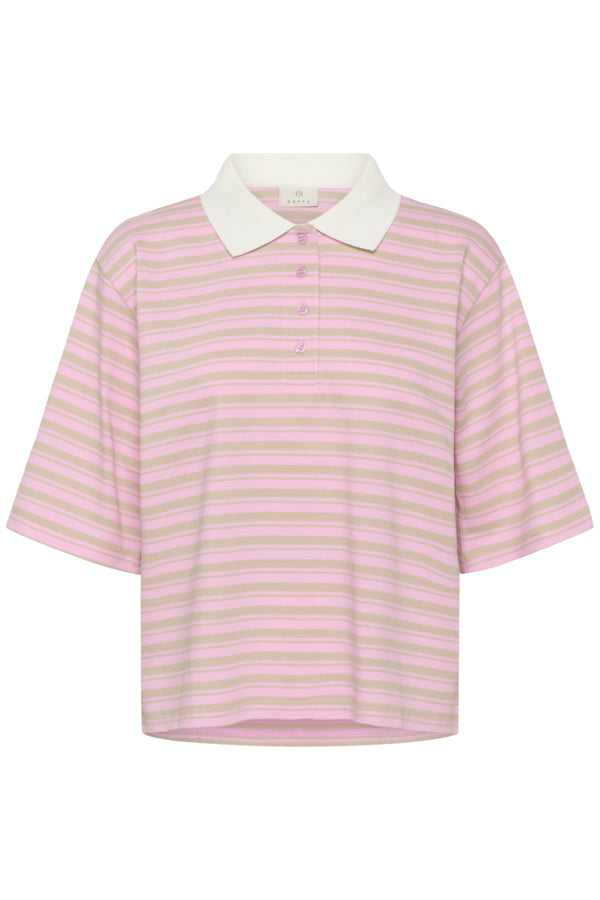 Kaffe Clothing - KAmiala polo T-Skjorte - Rosa