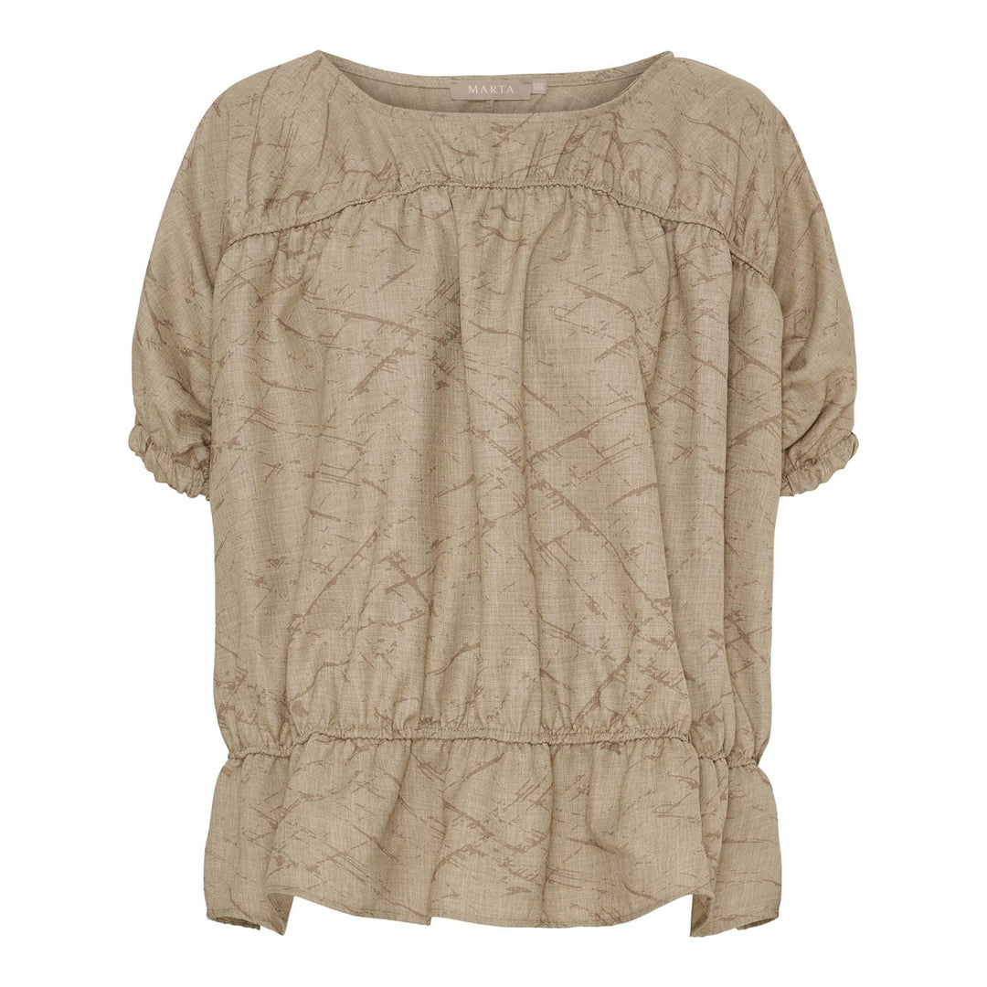 Marta Du Château - MDCsaffron Bluse - Camel