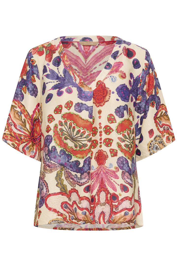 Culture - CUmandy Bluse - Kort Arm