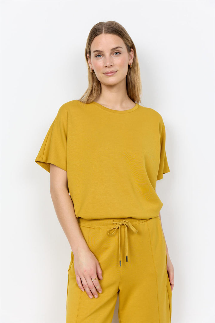 soyaconcept - SC-BANU  324 T-skjorte - Sennepsgul