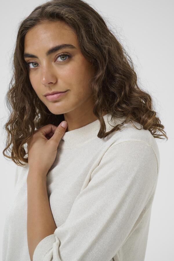 Culture - CUFay Lurex Genser - Oyster Gray