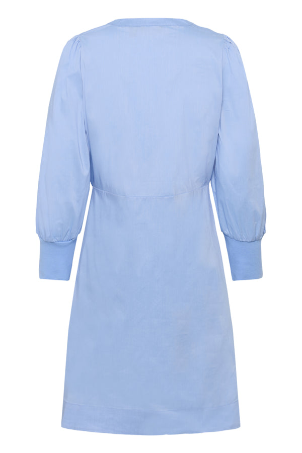 Culture - CUkiea Antionette Rib Kjole - Blå