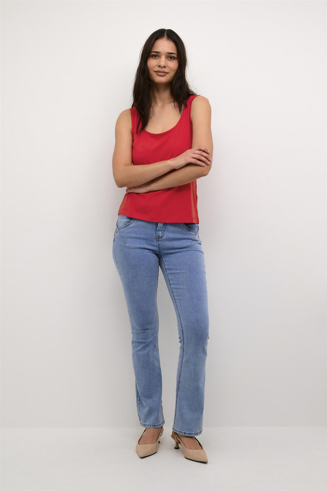 Cream - CRNaia Singlet