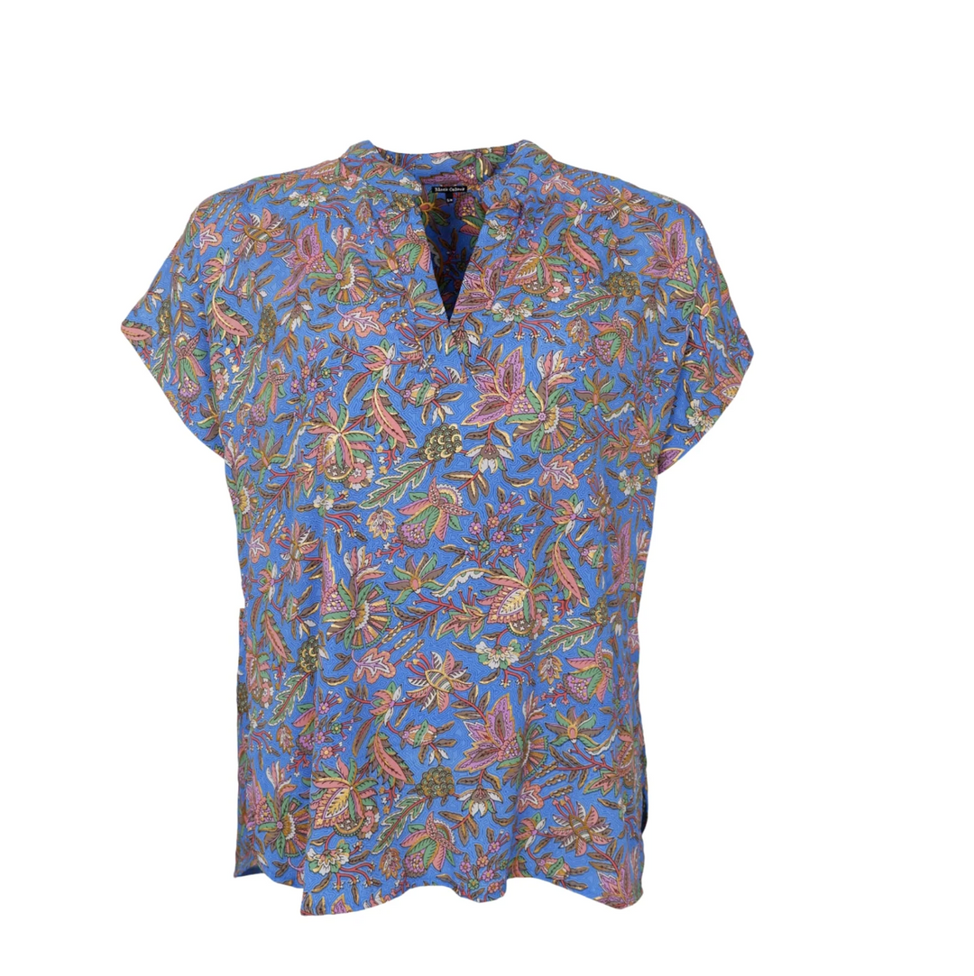 Black Colour - BCLUNA ANDREA S/S Topp - Violet Blue
