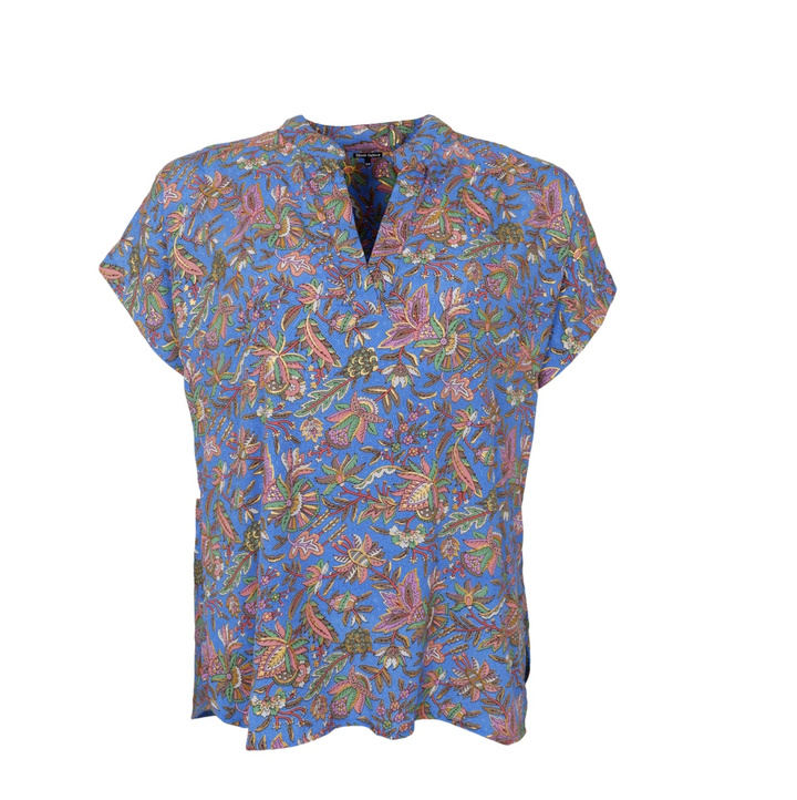 Black Colour - BCLUNA ANDREA S/S Topp - Violet Blue