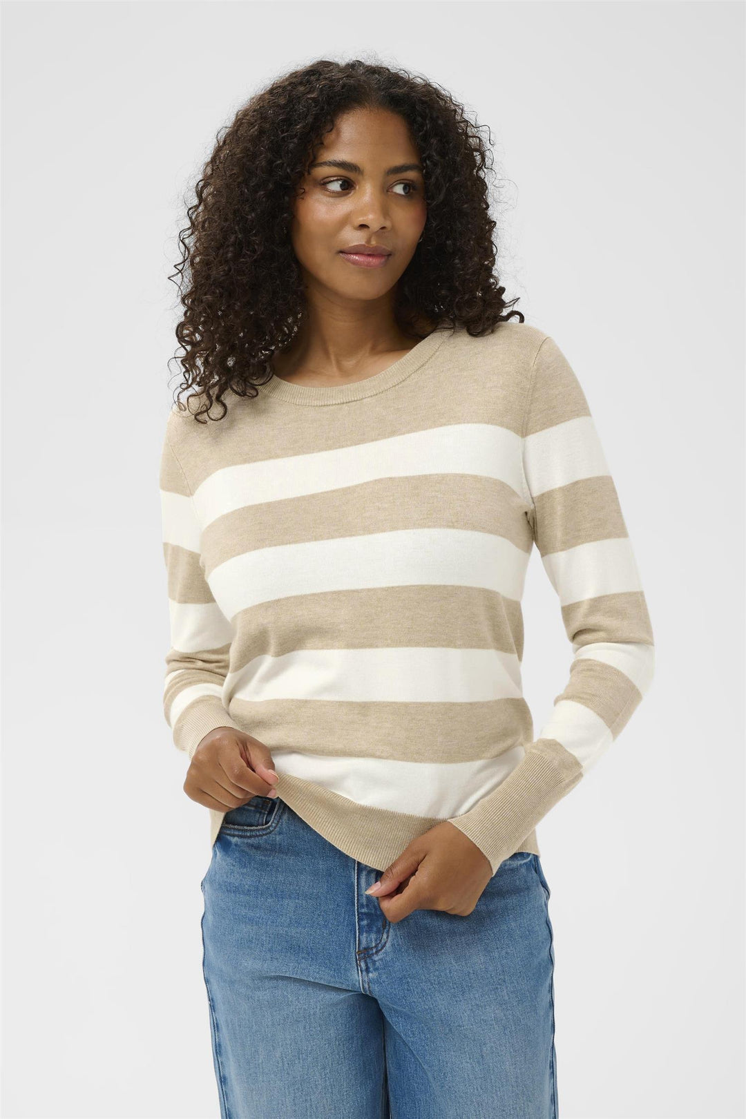 Kaffe Clothing - KAlizza stripete genser