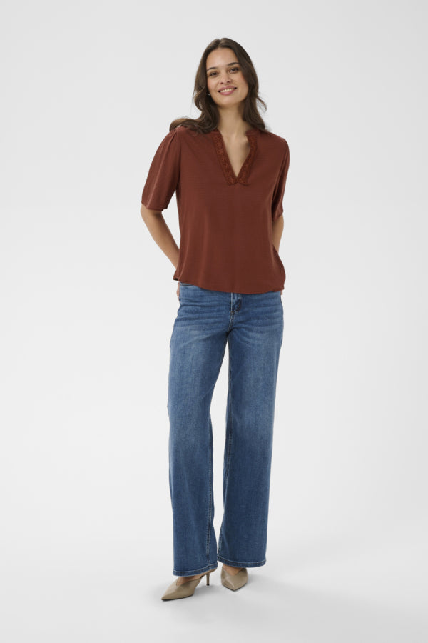 Kaffe Clothing - KAgina lace bluse
