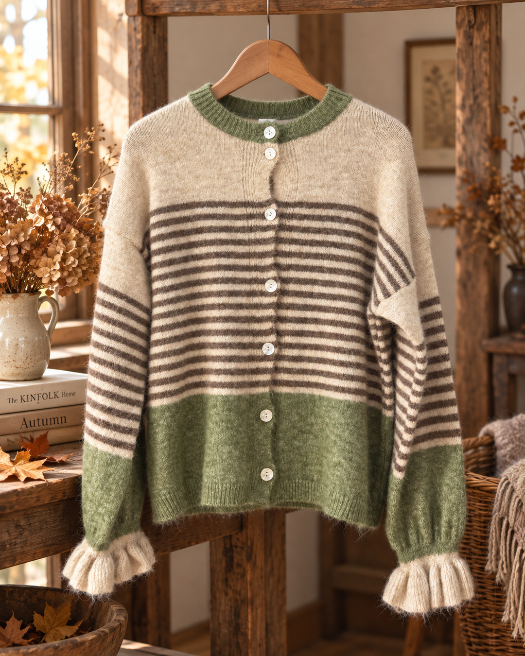 Drøbak Motehus - Toril Cardigan - Khaki