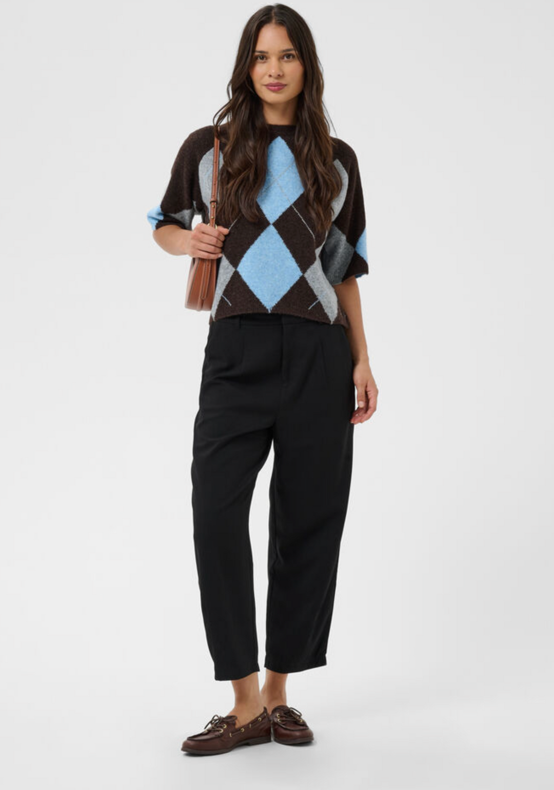 Kaffe Clothing - KAwilla Strikket Genser med Kort Arm