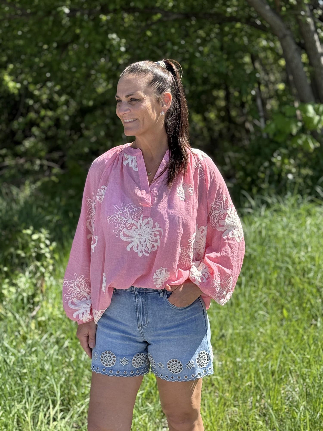 Le Coco - Susse Bluse - Rosa
