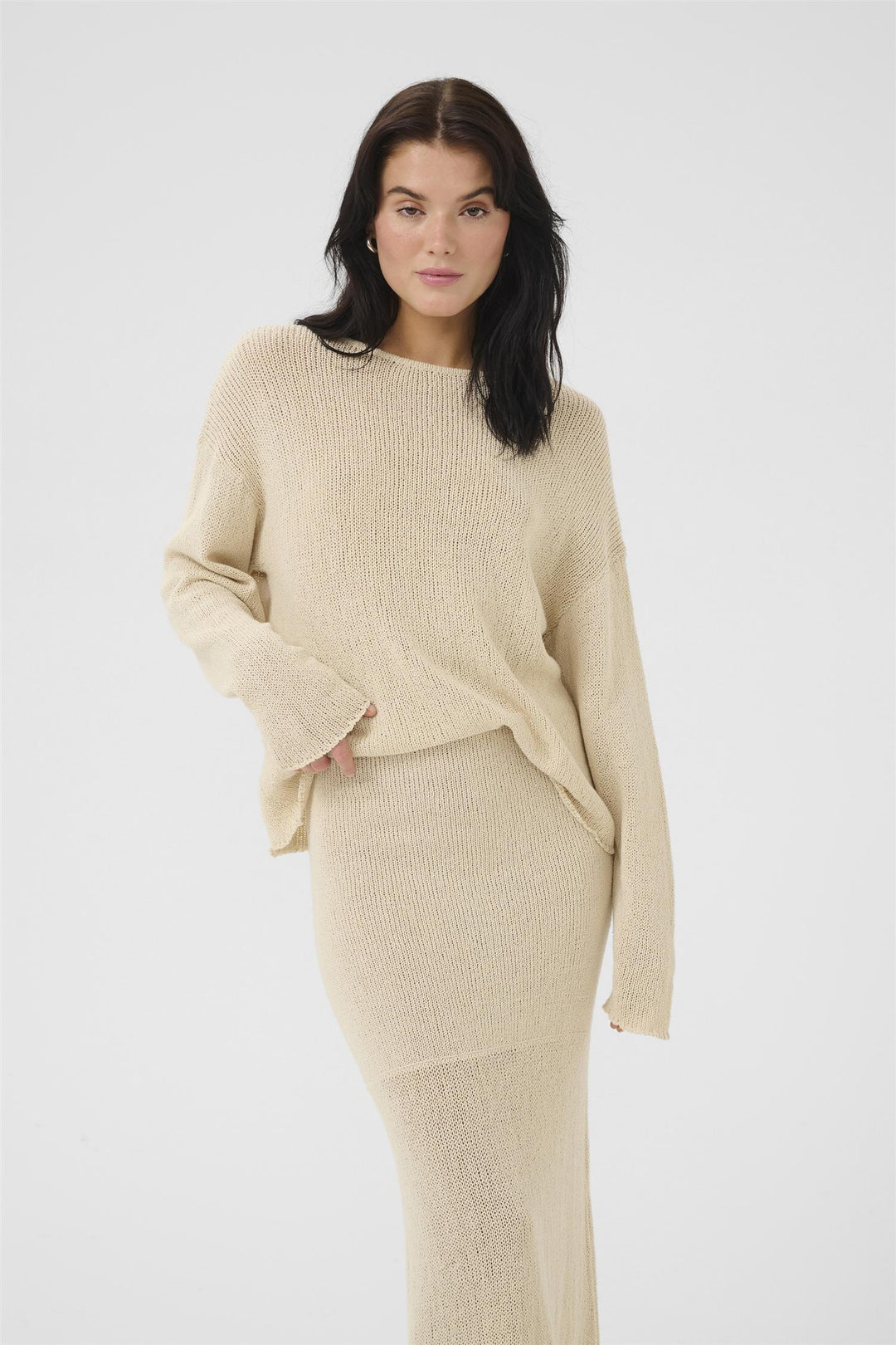 MY ESSENTIAL WARDROBE - DivaMW Boxy Strikket Genser