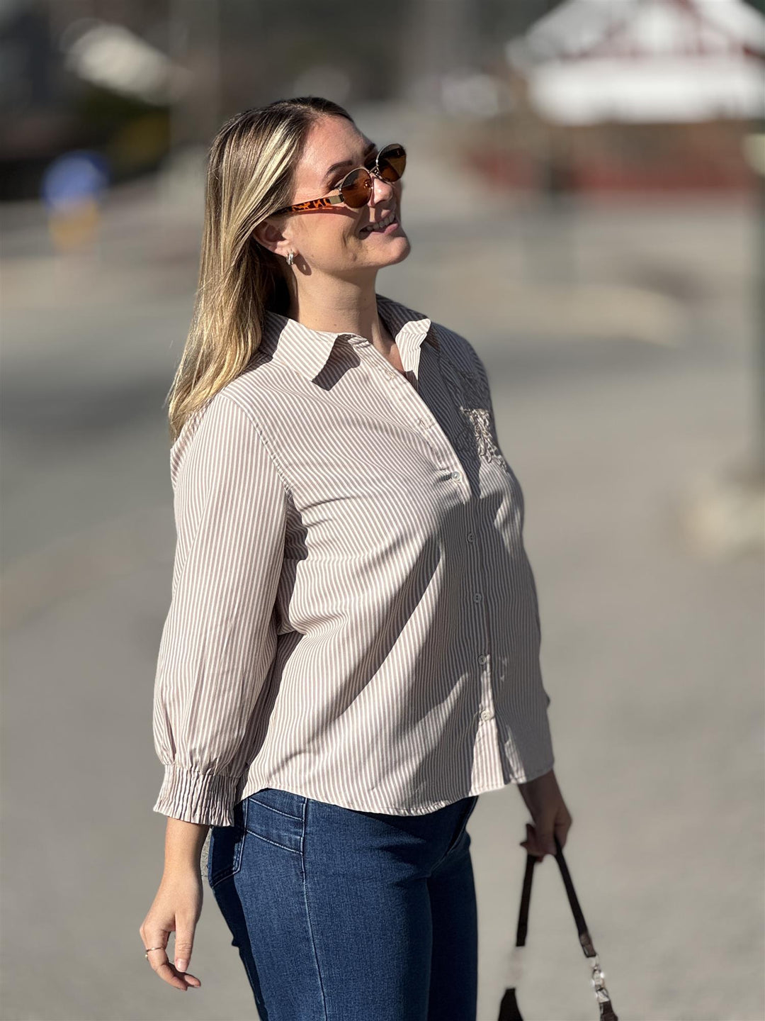 Freequent - FQEvalina Skjorte - Beige