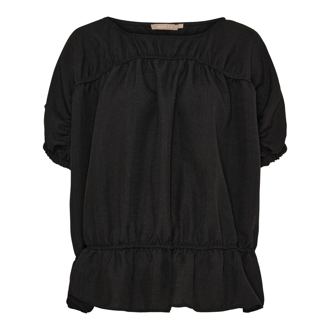 Marta Du Château - MDCsaffron Bluse - Sort