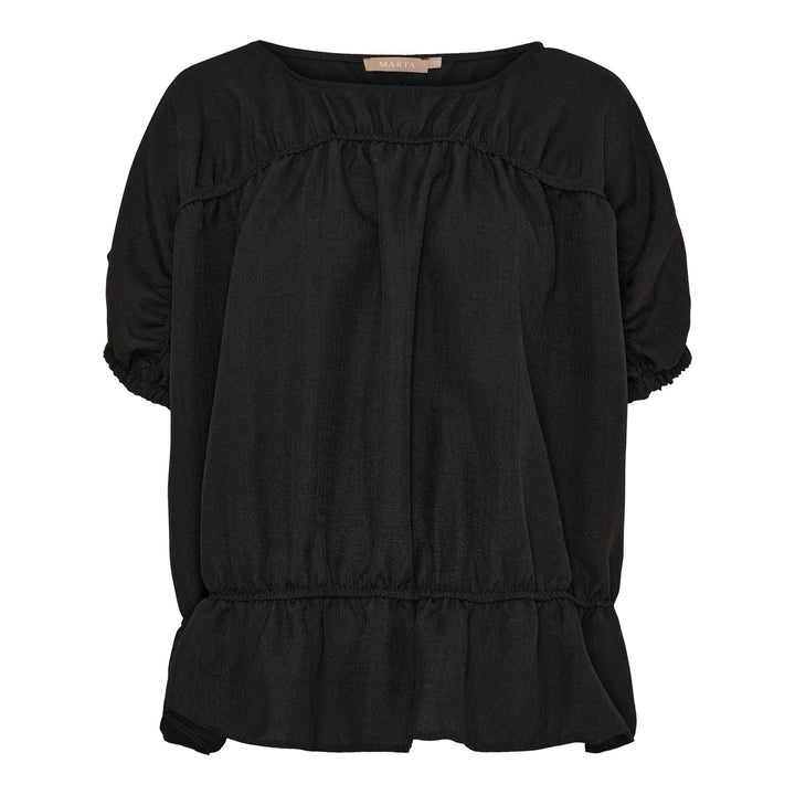 Marta Du Château - MDCsaffron Bluse - Sort