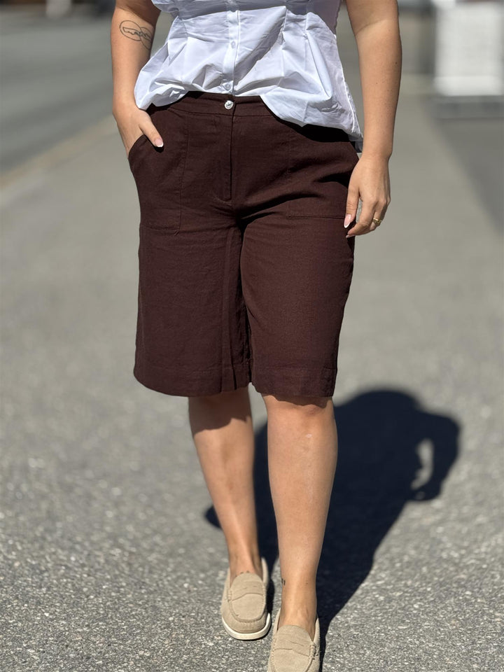 Freequent - FQLAVA Shorts - Lang med lommer