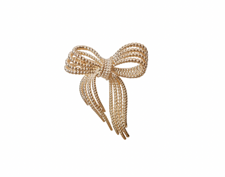 Black Colour - Brosje - Sløyfe - Gull