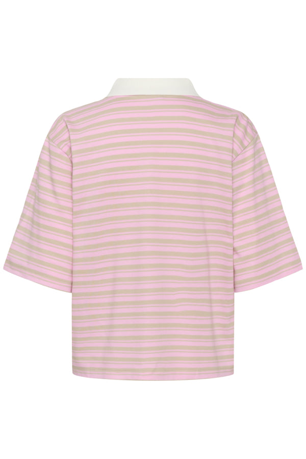 Kaffe Clothing - KAmiala polo T-Skjorte - Rosa