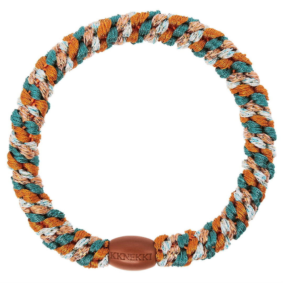 Bon Dep - Kknekki Hårstrikk Mix terracotta teal