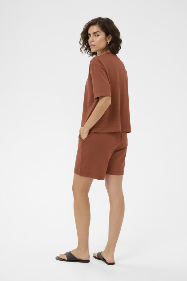 Kaffe Clothing - KAannie T-Skjorte - Brun