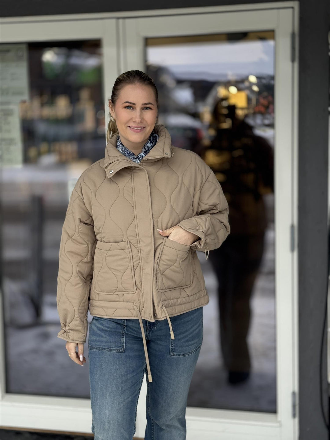 Freequent - FQBLOB - Jakke - silver mink