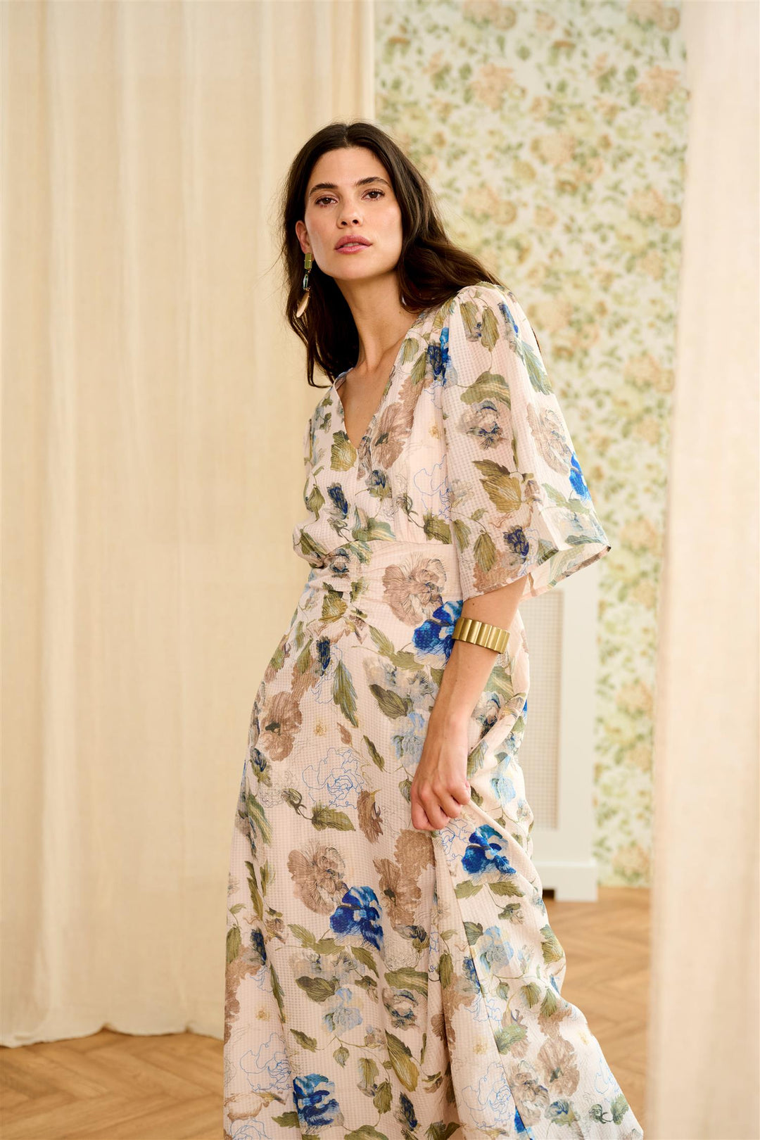 Cream - CRhailey Lang Kjole