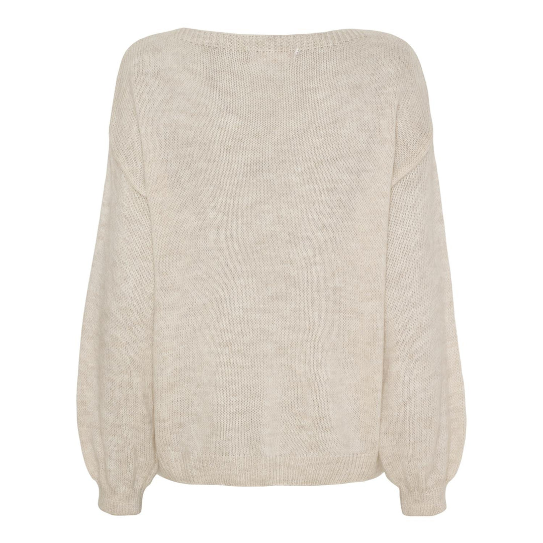 Marta Du Château - MDCAmarante Strikket Genser - Beige