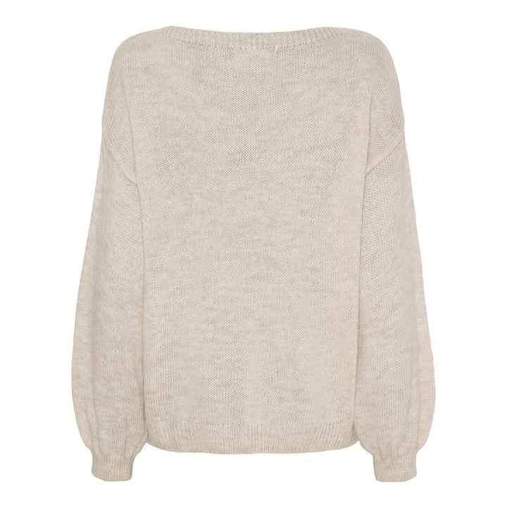 Marta Du Château - MDCAmarante Strikket Genser - Beige