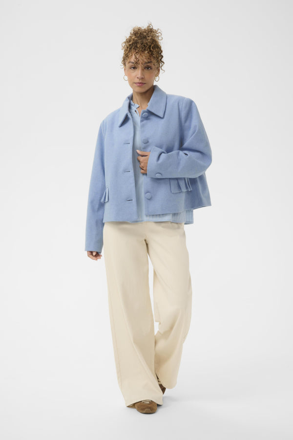 Cream - CRcessie kort kåpe - Blå