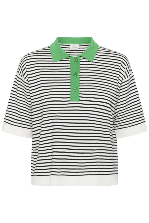 Kaffe Clothing - KALIZZA Stripete polo T-Skjorte