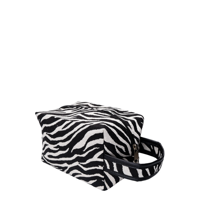 Black color - BCNYLA Makeup bag - zebra