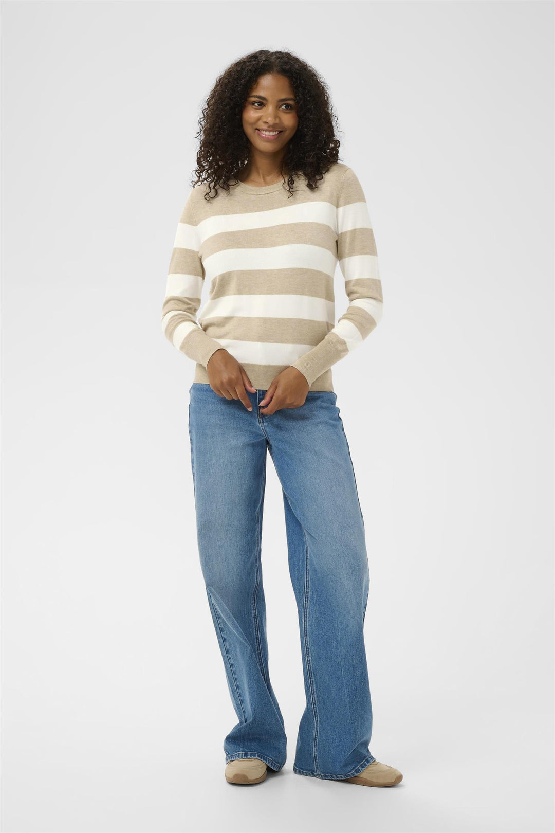 Kaffe Clothing - KAlizza stripete genser