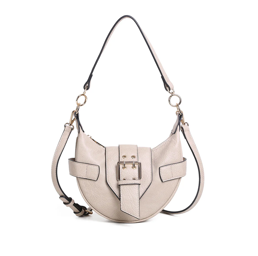 Rosenvinge - GWEN Crossbag med frontspenne - beige
