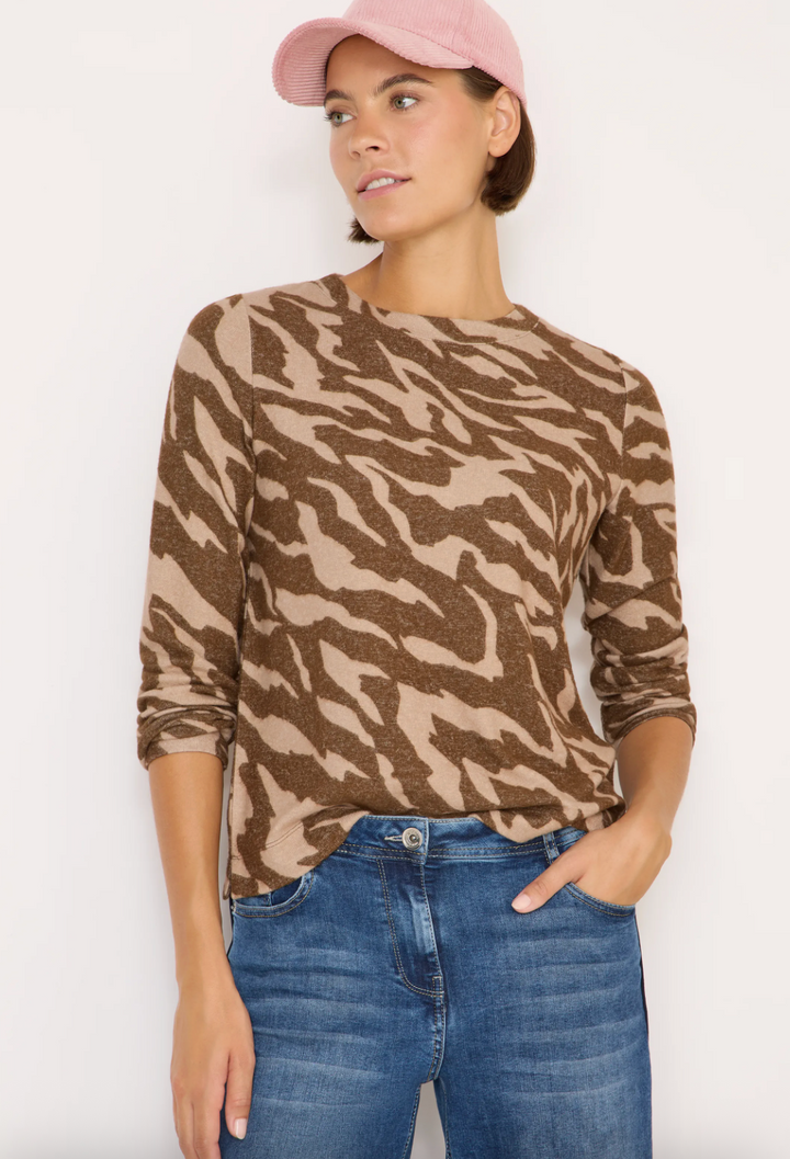 Cecil - cosy melange genser