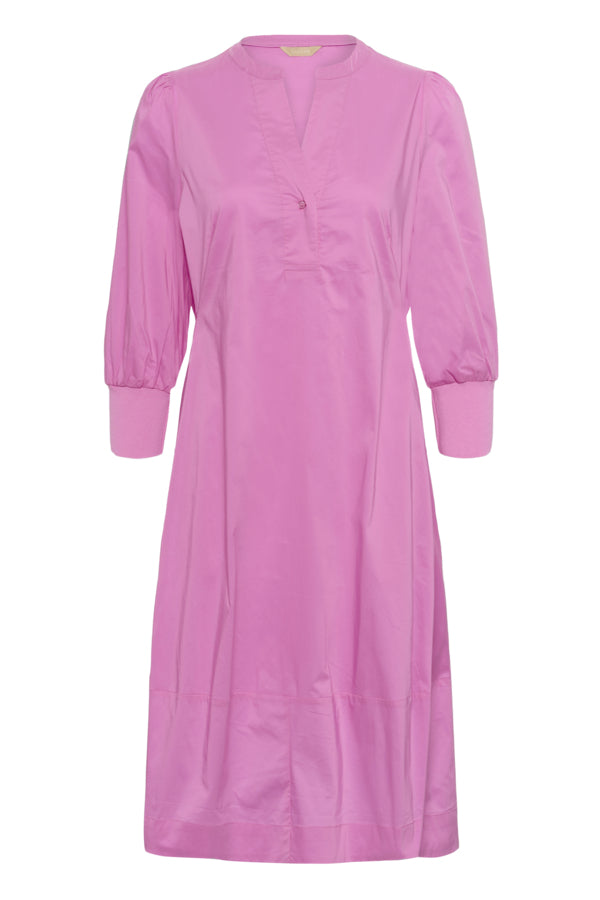 Culture - CUantoinett kjole med 3/4 lange ermer