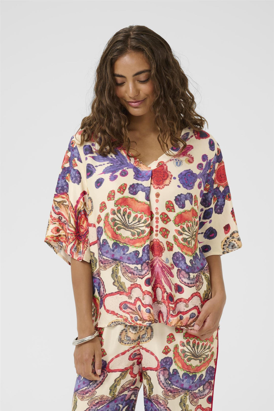 Culture - CUmandy Bluse - Kort Arm