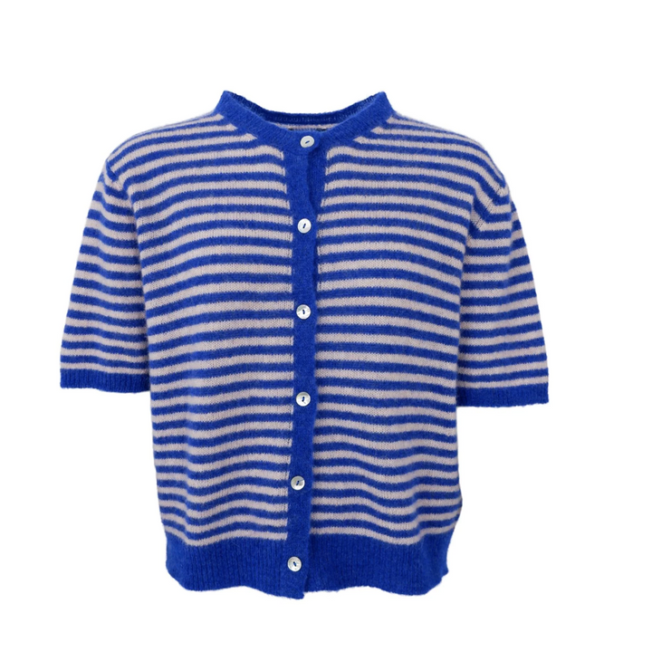 Black Colour - BCDELL stripete cardigan