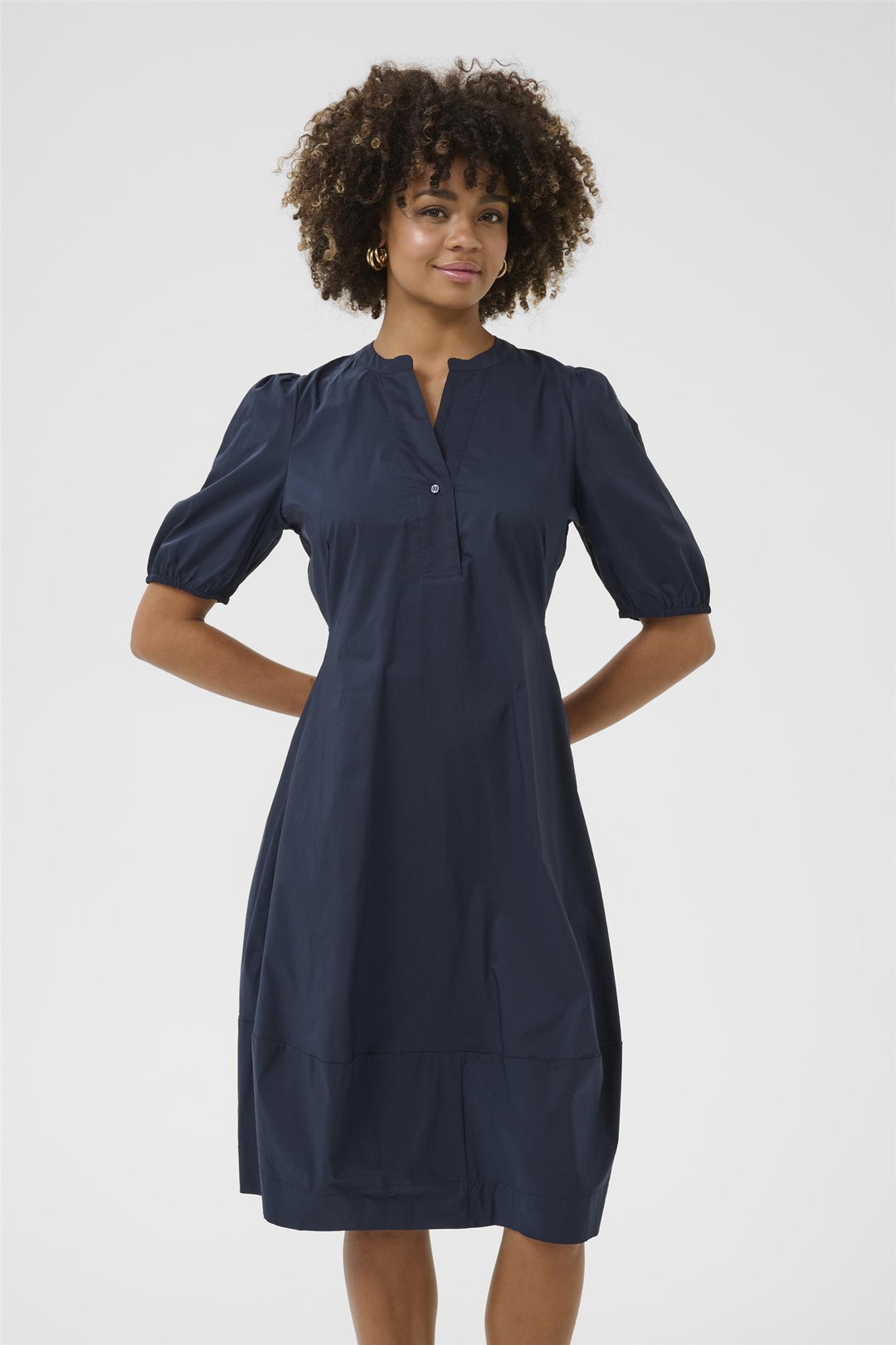 Culture - CUantoinett SS Placket Dress - Kjole