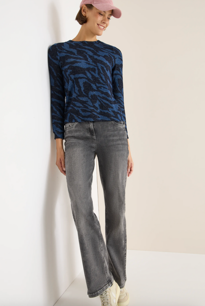 Cecil - cosy melange genser