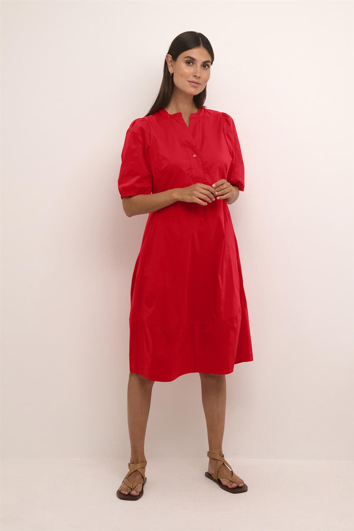 Culture - CUantoinett SS Placket Dress - Kjole