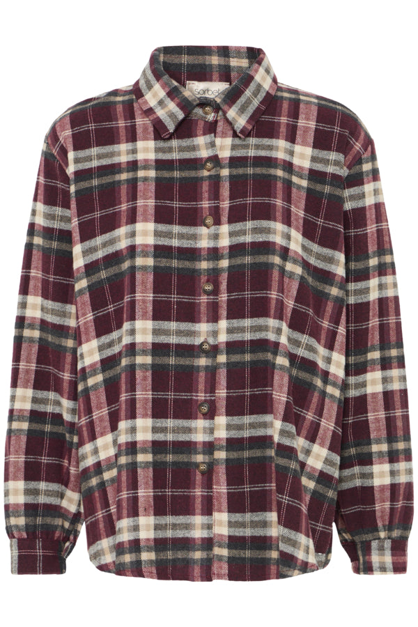 Sorbet - SBCHECKY Rutete Flanellskjorte