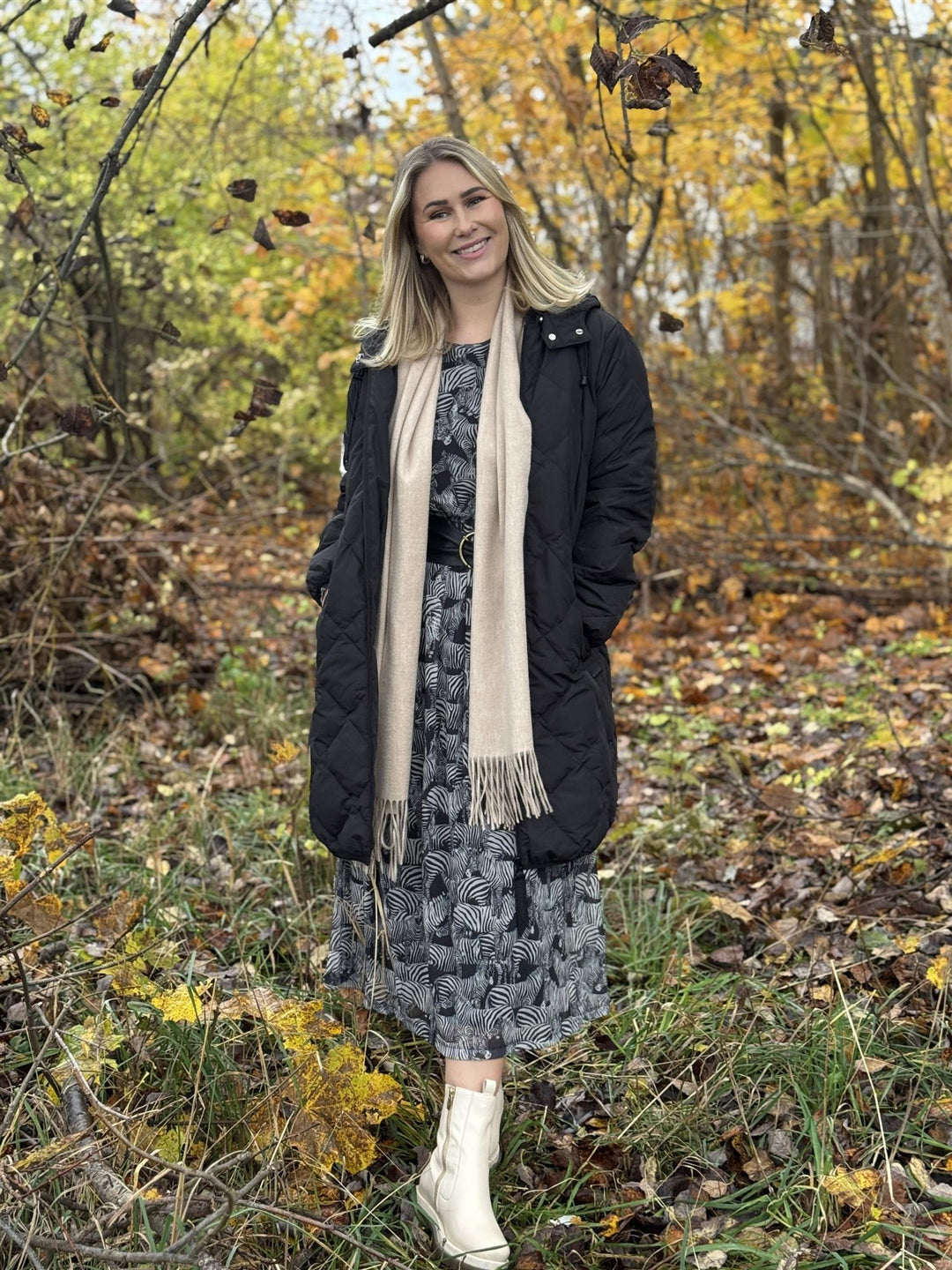 Culture - CUmelida Kjole - Zebra Print