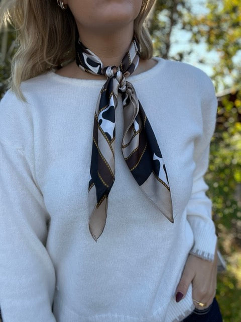 NORA Norway - Bandana Skjerf - Zebra Brown