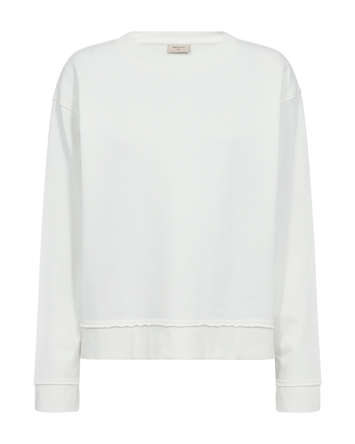 Freequent - FQSAFAR - Genser - Hvit