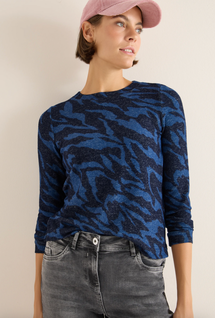 Cecil - cosy melange genser