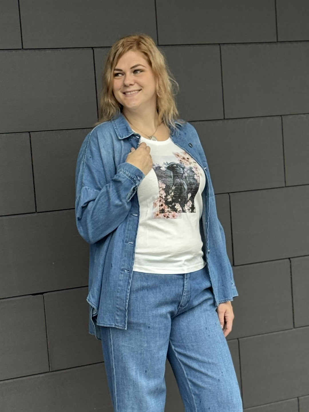 Black Colour - BCNETTIE Jeans skjorte jakke