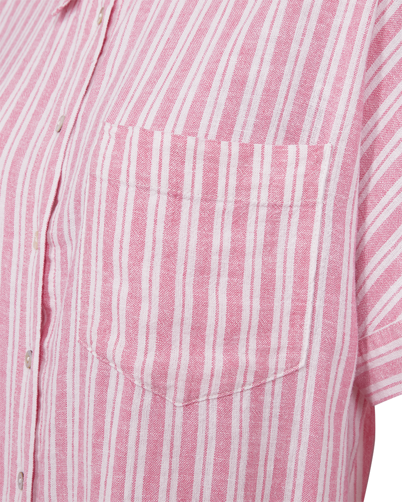 Freequent - FQLava skjorte med striper - Rosa
