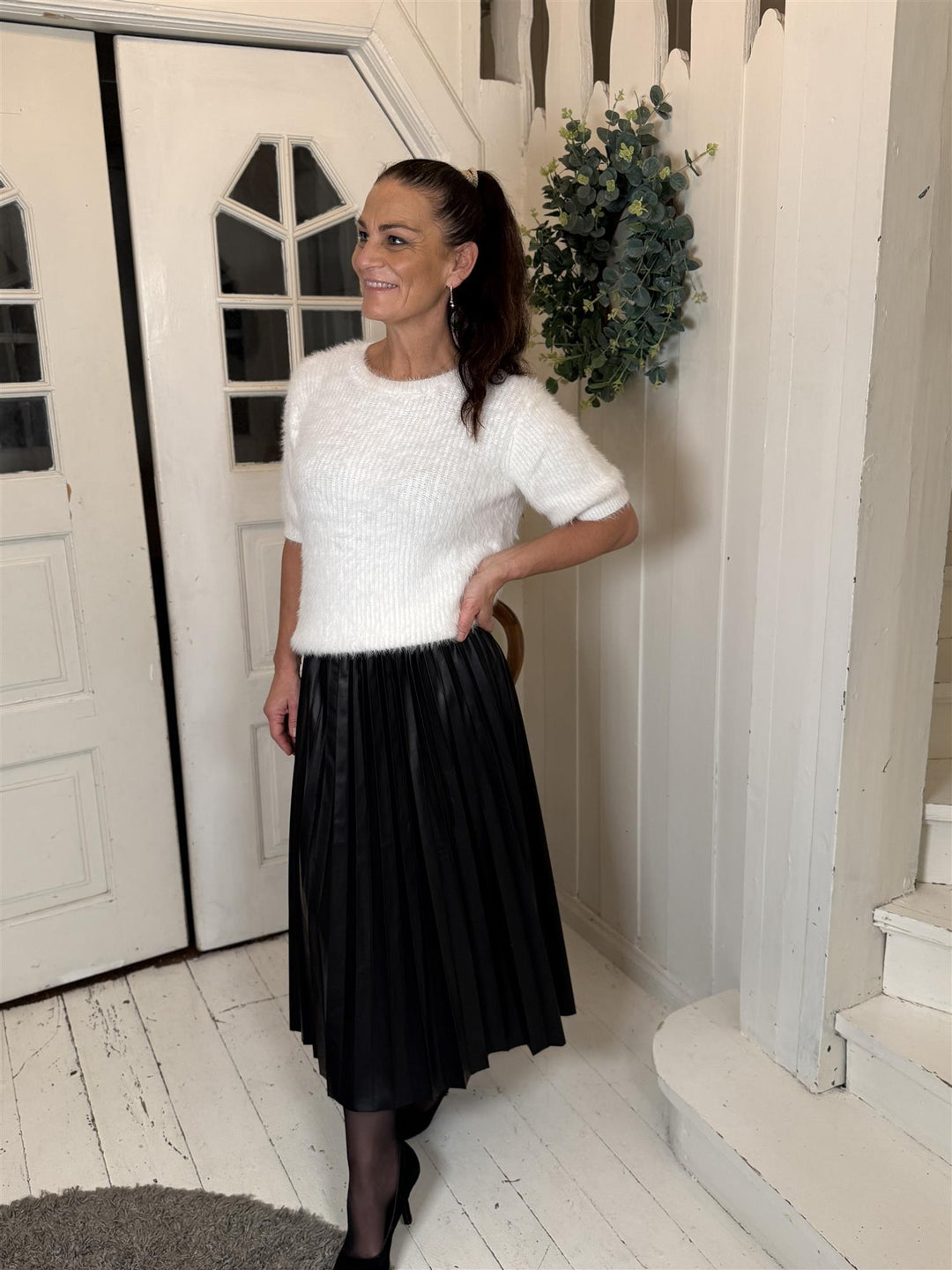 Cream - CRPoppi Plisse skjørt